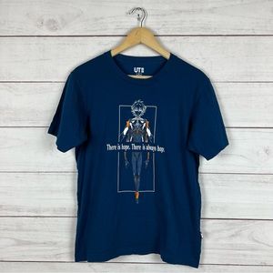 Uniqlo UT x Evangelion Anime Japanese T-Shirt Small